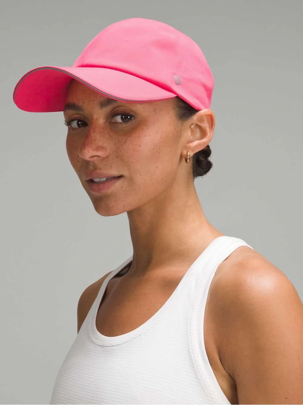 Lululemon Fast and Free Running Hat Adjustable Pink L/XL